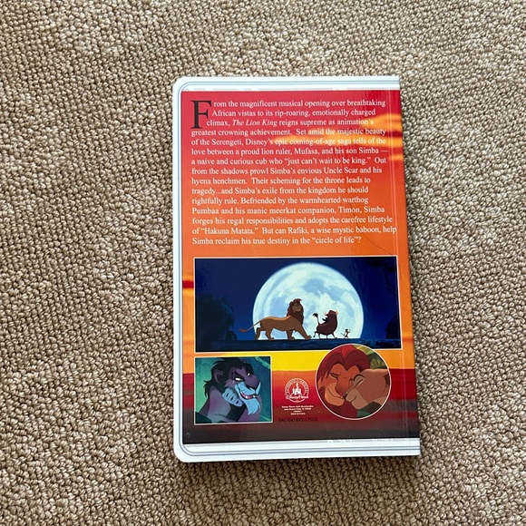 New Disney The Lion King Notebook VHS - Picture 5 of 6